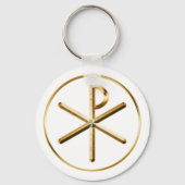 Chi-Rho-gloed Sleutelhanger (Voorkant)
