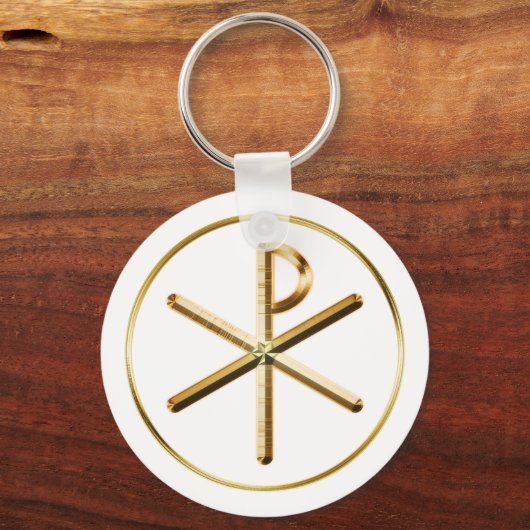Chi-Rho-gloed Sleutelhanger (Voorkant)