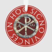 Chi-Rho - Het monogram van Christus Ornament (achterkant)