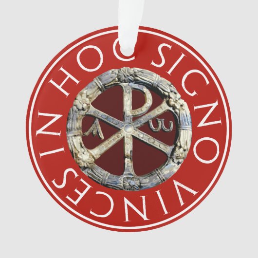 Chi-Rho - Het monogram van Christus Ornament (voorkant)