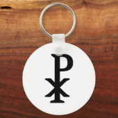 Chi rho - Jesus Sleutelhanger (Voorkant)