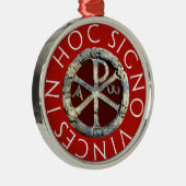 Chi-Rho Metalen Ornament (Rechts)