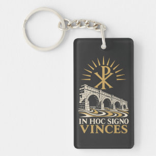 Chi Rho Milvian Brug In Hoc Signo Vinces Sleutelhanger