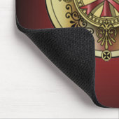 Chi-Rho Monogram ~ Christelijk Symbool P & X Muismat (Hoek)