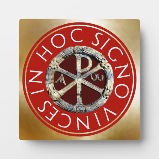 Chi-Rho Sign Fotoplaat (Voorkant)