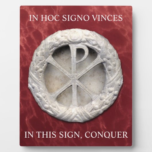 Chi-Rho-symbool Fotoplaat (Voorkant)