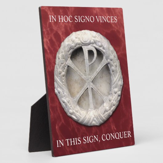 Chi-Rho-symbool Fotoplaat (Zijkant)