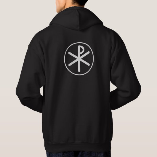 Chi-rho-symbool Hoodie (Achterkant)