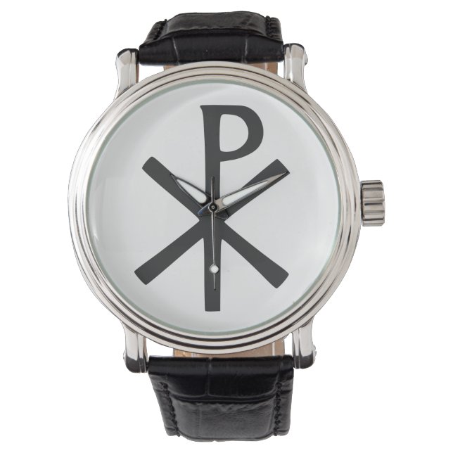 Chi Rho-symbool Horloge (Voorkant)