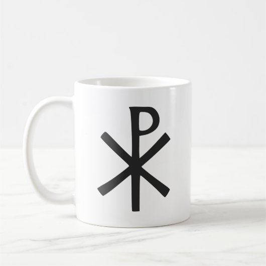 Chi Rho-symbool Koffiemok (Links)
