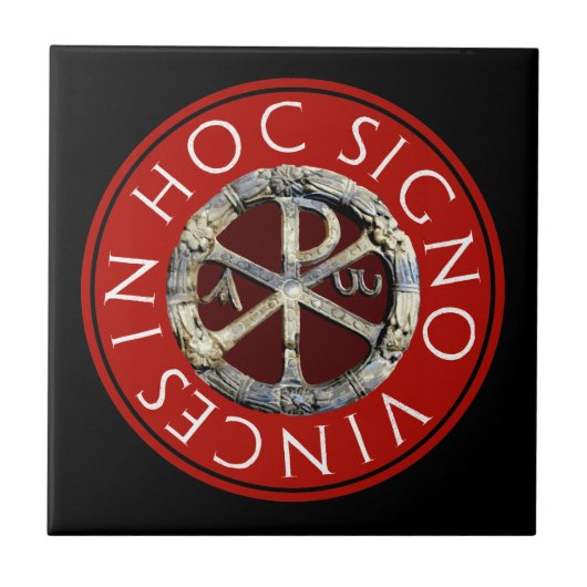 Chi Rho-symbool Tegeltje (Voorkant)
