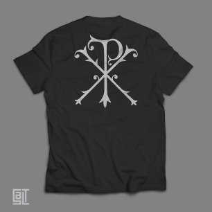 Chi Rho Symbool van Christus Christelijke Inspirat T-shirt
