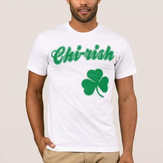 Chi-rish St Patrick's Day T-shirt (Voorkant)