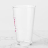 Chi Ro Christelijk Kruis Roze Persoonlijk Glas (Links)