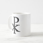 Chi Ro-ontwerp Koffiemok (Voorkant links)