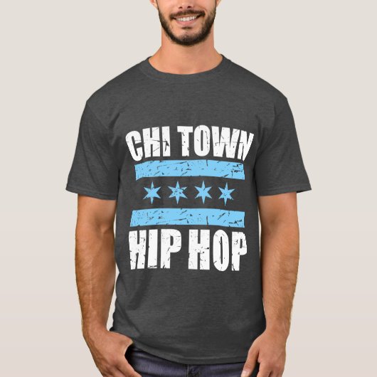 Chi-Town Hiphop Head T-shirt (Voorkant)