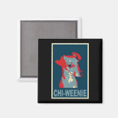 Chi-weenie Obama stijl magneet (Voorkant / Achterkant)