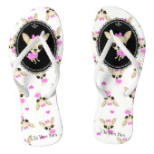 Chi Yum Yum grote logo teenslippers (Voetbed)