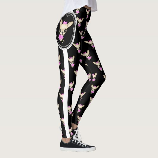 Chi Yum Yum leggings - LG Logo - Blk (Rechts)