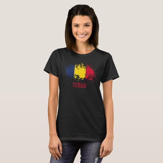 Chian enthusiasts for Tchad and Chad T-shirt (Voorkant volledig)