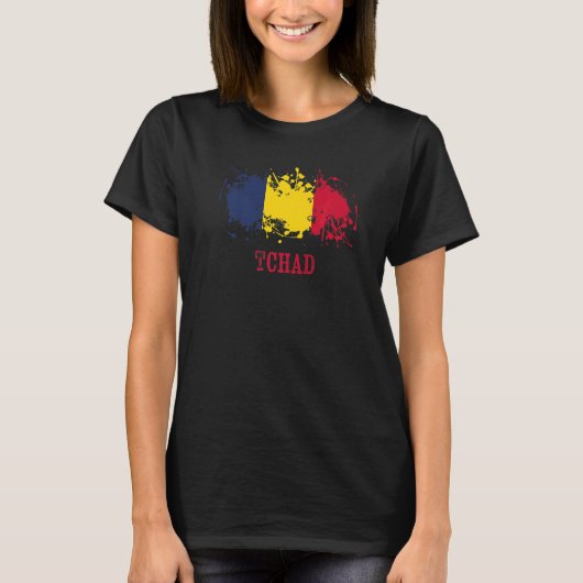 Chian enthusiasts for Tchad and Chad   T-shirt (Voorkant)
