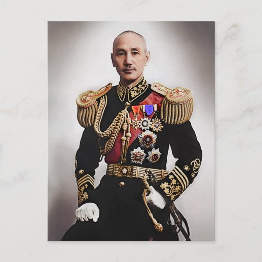 Chiang Kai-shek Briefkaart (Voorkant)