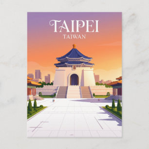 Chiang Kai-shek Memorial Hal Taiwan Briefkaart