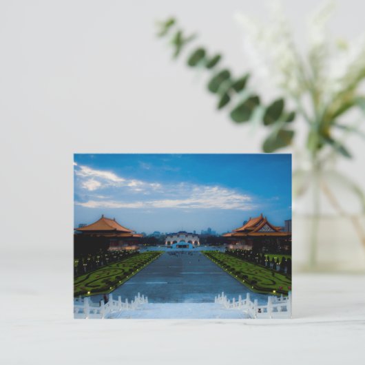 Chiang Kai-shek Memorial Hall, Taipei, Taiwan Briefkaart (Staand voorkant)