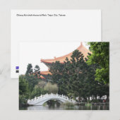 Chiang Kai-shek Memorial Park, Taipei City, Taiwan Briefkaart (Voorkant / Achterkant)