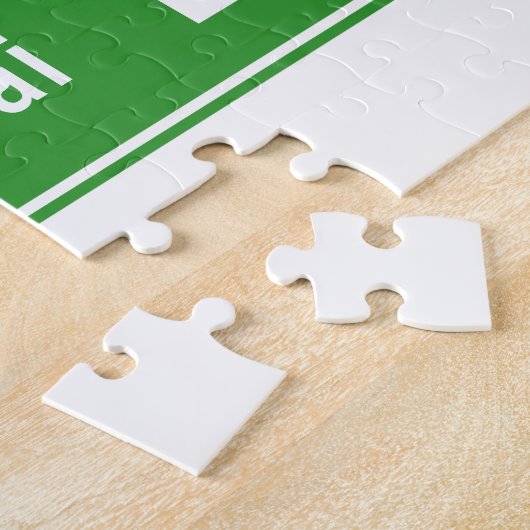 Chiang Mai Ahead ⚠ Thai Highway Traffic Sign ⚠ Legpuzzel (Zijkant)