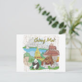 Chiang Mai Briefkaart (Staand voorkant)