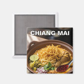 Chiang Mai Khao Soi Thais eten Magneet (Voorkant / Achterkant)