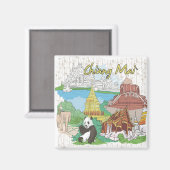 Chiang Mai Magneet (Voorkant / Achterkant)