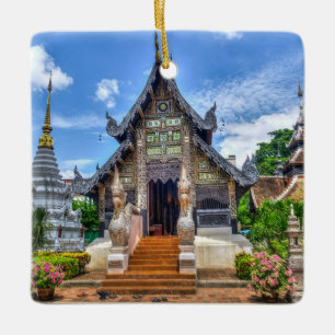 chiang mai temple keramisch ornament