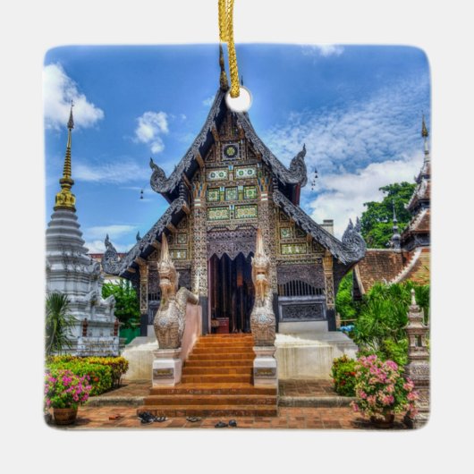 chiang mai temple keramisch ornament (Voorkant)