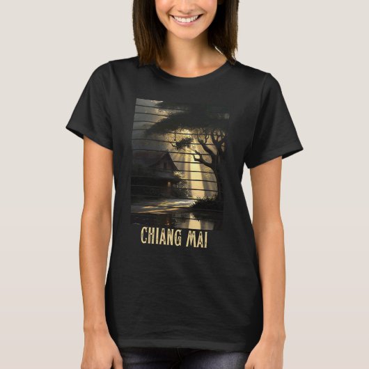Chiang Mai Thailand Backpackand Digital Nomad T-shirt (Voorkant)