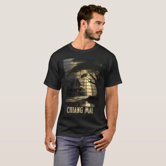 Chiang Mai Thailand Backpacking and Digital Nomad  T-shirt (Voorkant volledig)