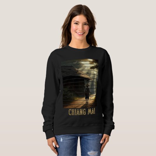 Chiang Mai Thailand, Backpacking and Digital Nomad Trui (Voorkant volledig)