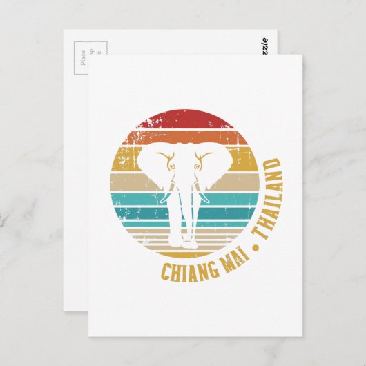 Chiang Mai Thailand Briefkaart (Voorkant / Achterkant)