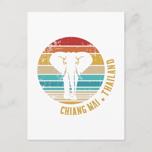 Chiang Mai Thailand Briefkaart (Voorkant)