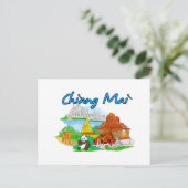 Chiang Mai - Thailand.png Briefkaart (Staand voorkant)