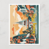 Chiang Mai Thailand Pop Kunst Reizen Illustratie Briefkaart (Voorkant)