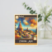 Chiang Mai, Thailand |  schilderij Briefkaart (Staand voorkant)