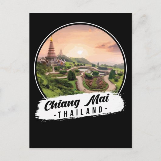 Chiang Mai Thailand Souvenir Briefkaart (Voorkant)