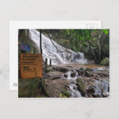 Chiang Mai Thailand Waterfall Briefkaart (Voorkant / Achterkant)