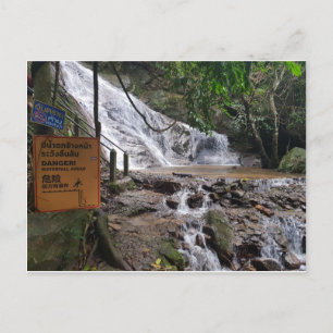 Chiang Mai Thailand Waterfall Briefkaart
