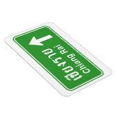 Chiang Rai Ahead ⚠ Thai Highway Traffic Sign ⚠ Magneet (Rechterzijde)