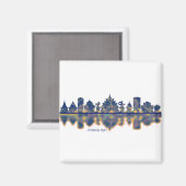 Chiang Rai Skyline Magneet (Voorkant / Achterkant)