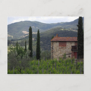 Chianti-Briefkaart Briefkaart