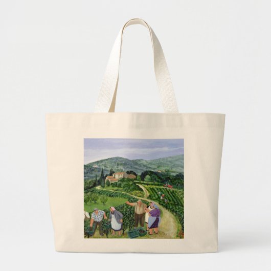 Chianti Classico Villa Trasqua Grote Tote Bag (Voorkant)